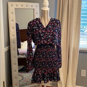 Smocked waist mini dress size small